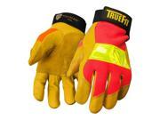 Tillman 1476 True Fit Hi Vis Top Grain Cowhide Performance Work Gloves Large
