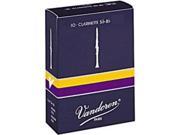 Vandoren Traditional Bb Clarinet Reeds 10 Pack 2 Strength