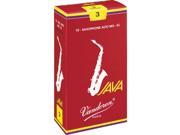 Vandoren Java Red Alto Saxophone Reeds Strength 2.5 Box of 10