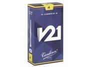 Vandoren V21 4.0 strength Clarinet reeds 10 count