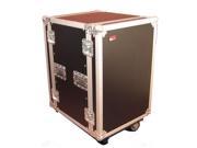 Gator Cases G Tour 16U Cast Tour Style ATA Flight Rack Case with Casters