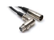 Hosa XFF 115 Cable Right Angled XLR Female to XLR Male 15ft