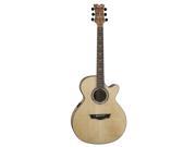 Dean Performer Ultra Flame Maple Acoustic Electric Guitar Natural