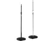 Atlas Sound MS20 Heavy Duty Round Base Mic Stand Chrome