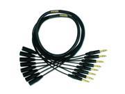Mogami Gold 5 8 Channel 1 4 TRS Male to XLR Male Analog Snake Cable