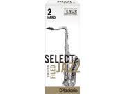 D’ADDARIO Select Jazz Tenor Saxophone Reeds 5 Pack Filed 2 Hard Strength