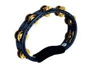 Meinl TMT1B BK Plastic Frame Double Row Brass Jingle Tambourine