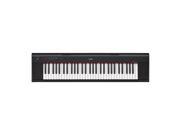 Yamaha NP 12 Piaggero Portable 61 Key Piano Style Keyboard Black NP12B