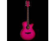 Dean AX Series Performer Pink Burst Acoustic Electric