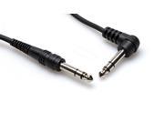 Hosa CSS 105R Cable 1 4 TRS 1 4 TRS Right Angle 5ft