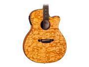 Gypsy Quilt Acoustic Electric Guitar Natural