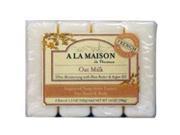A La Maison Bar Soap Oat Milk Value4 Pack HSG 1015700