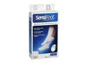 Jobst 110838 SensiFoot 8 15 mmHg Unisex Crew Length Diabetic Mild Support Socks Size Color White Large
