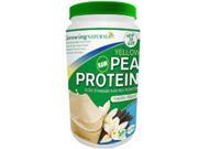 Yellow Raw Pea Protein 2.09 Lb Vanilla Blast by Growing Naturals