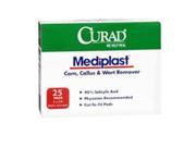 Curad Mediplast Corn Callus Wart Remover 2 inches x 3 inches 25 Each by Curad