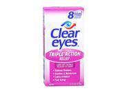 Clear Eyes Triple Action Relief Eye Drops 0.5 oz