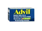 Advil Ibuprofen Coated Gel Caplets 200 mg 100 ct