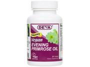 DEVA Vegan Vitamins Vegan Evening Primrose Oil Vcaps 90 Count Bottle