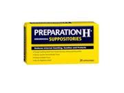 Preparation H Hemorrhoidal Suppositories 24 ct