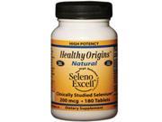 Healthy Origins 0777888 Seleno Excell Selenium 200 mcg 180 Tablets