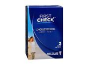 First Check Cholesterol Home Test 2 Tests