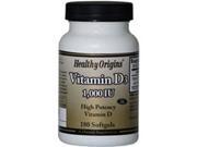 Healthy Origins Vitamin D3 1000 IU 180 softgels