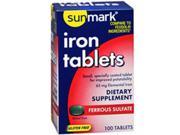 Sunmark Iron Tablets 100 Tabs by Sunmark