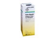Keto Diastix Reagent Strips Ketone and Glucose 50 ct