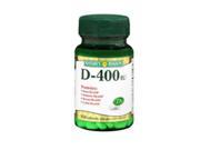 Nature s Bounty D3 400 IU Vitamin Supplement 100 Tablets