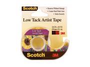 3M Scotch Low Tack Artist Tape 3 4 in. x 10 yd.