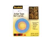 3M Scotch Artist Tape for Curves 1 8 in. x 10 yd. [Pack of 6]