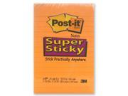 Post it Super Sticky Notes lined 4 in. x 6 in. 4 pads of 45 sheets