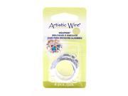 Artistic Wire Wrappers Jewelry Findings round silver plate pack of 4