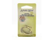 Artistic Wire Wrappers Jewelry Findings oval antique brass pack of 5