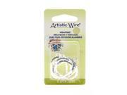 Artistic Wire Wrappers Jewelry Findings oval silver plate pack of 5