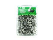 Moore Push Pins 1 2 in. aluminum pack of 100 [Pack of 2]