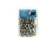 Moore Push Pins aluminum pack of 100