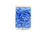 Moore Push Pins blue plastic pack of 100