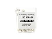 Moore Numbered Map Tacks large numbers 26 50 [Pack of 3]