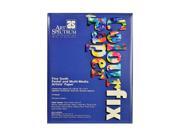Armadillo Art Craft Colourfix Paper Rainbow Packs cool tones pack of 10