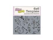 Crafters Workshop Templates time travel 6 in. x 6 in.