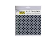 Crafters Workshop Templates swiss dot 6 in. x 6 in.