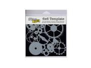 Crafters Workshop Templates gears 6 in. x 6 in.