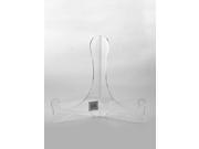 TRIPAR INTERNATIONAL Classic Clear Acrylic Hingeless Plate Stands 4 1 2 in. each