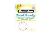 Beadalon Bead Ready Wire with Lobster Clasp bright 0.38 mm .015 in 20 in.