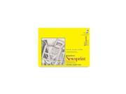 Strathmore 300 Series Newsprint Paper Pads smooth 50 sheets 18 in. x 24 in. [Pack of 2]