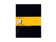 Moleskine Cahier Journals black graph 7 1 2 in. x 10 in. pack of 3 120 pages each [Pack of 3]