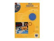 Grafix Stencil Film blue 9 in. x 12 in. pack of 4