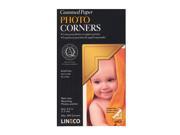 Lineco Infinity Paper Photo Corners gold pack of 252 [Pack of 2]