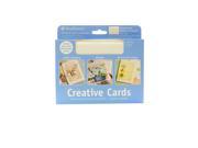 Strathmore Blank Greeting Cards with Envelopes fluorescent white with same deckle pack of 10
